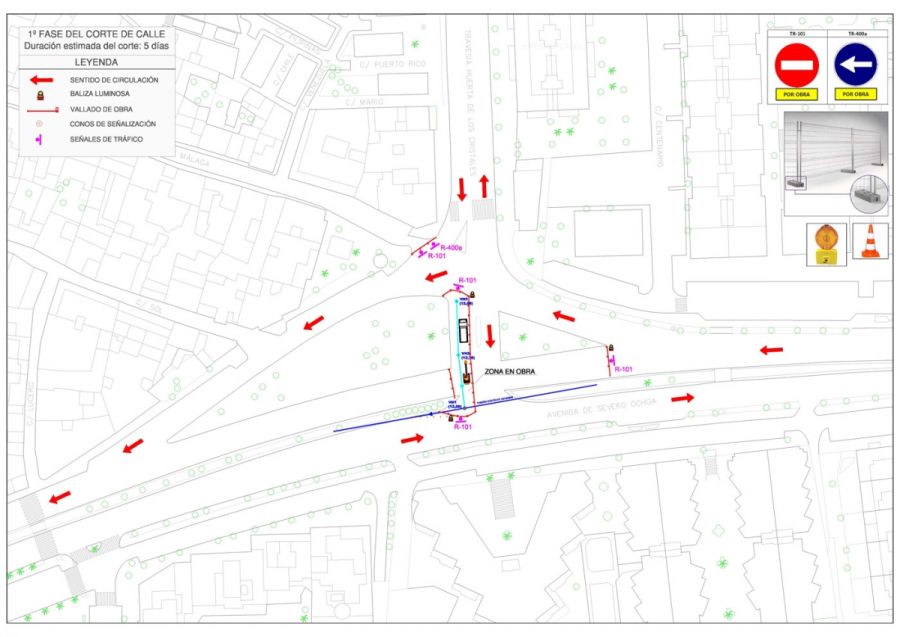Imagen de la noticia Corte de tráfico en la intersección de la avenida…