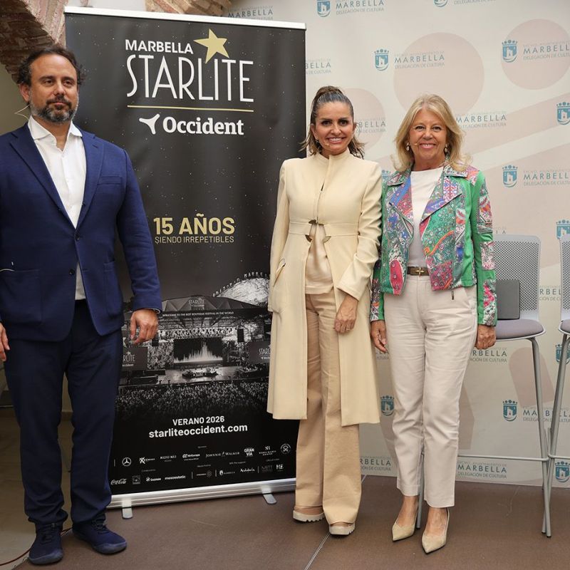 La alcaldesa subraya que el XV aniversario de Starlite y la primera edición en Europa de la gala de los Premios Juventud “vuelven a situar a Marbella en el centro mundial de la música y el entretenimiento”