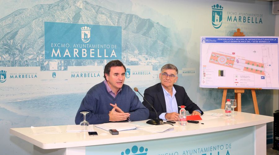 El Ayuntamiento peatonalizará la calle Sierra Blanca y modernizará las infraestructuras de esta vía con una inversión de más de 300.000 euros