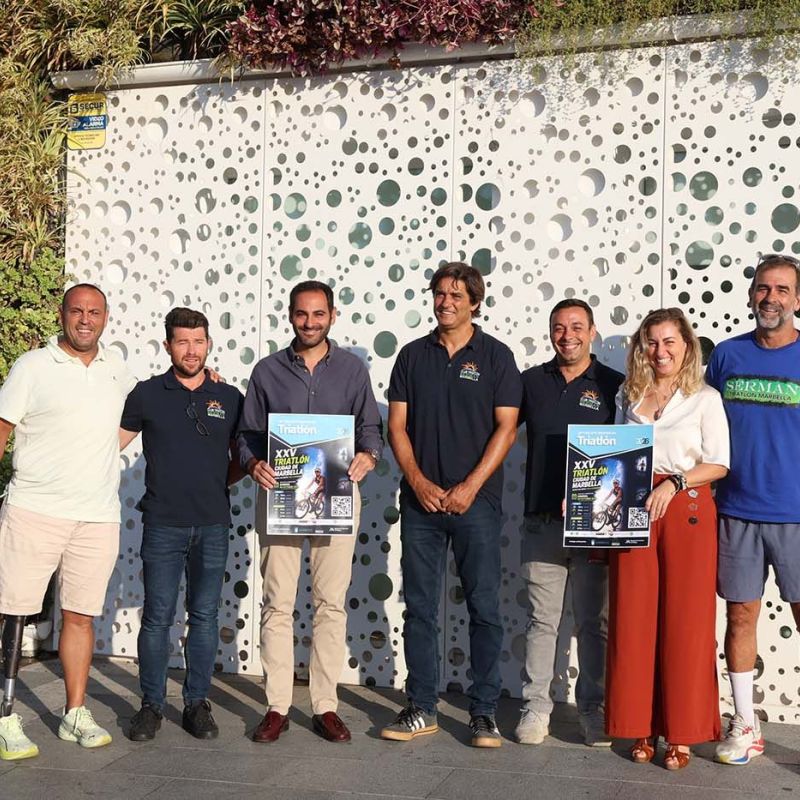 El Triatlón Ciudad de Marbella celebrará el 4 de octubre sus 25 años de historia con el I Memorial Dani Saborido, en homenaje al que fuera presidente del club organizador