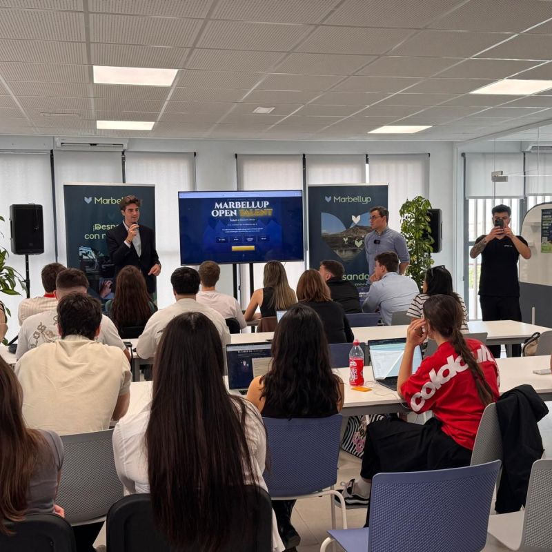 La presentación de proyectos y el reconocimiento a los equipos ganadores pone el cierre a la iniciativa Marbellup Open Talent 2026