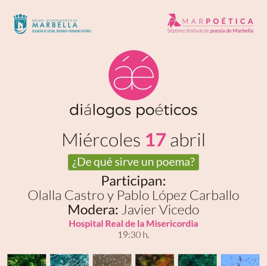 Imagen de la noticia Marpoética inicia hoy su ciclo de ‘Diálogos Poéti…