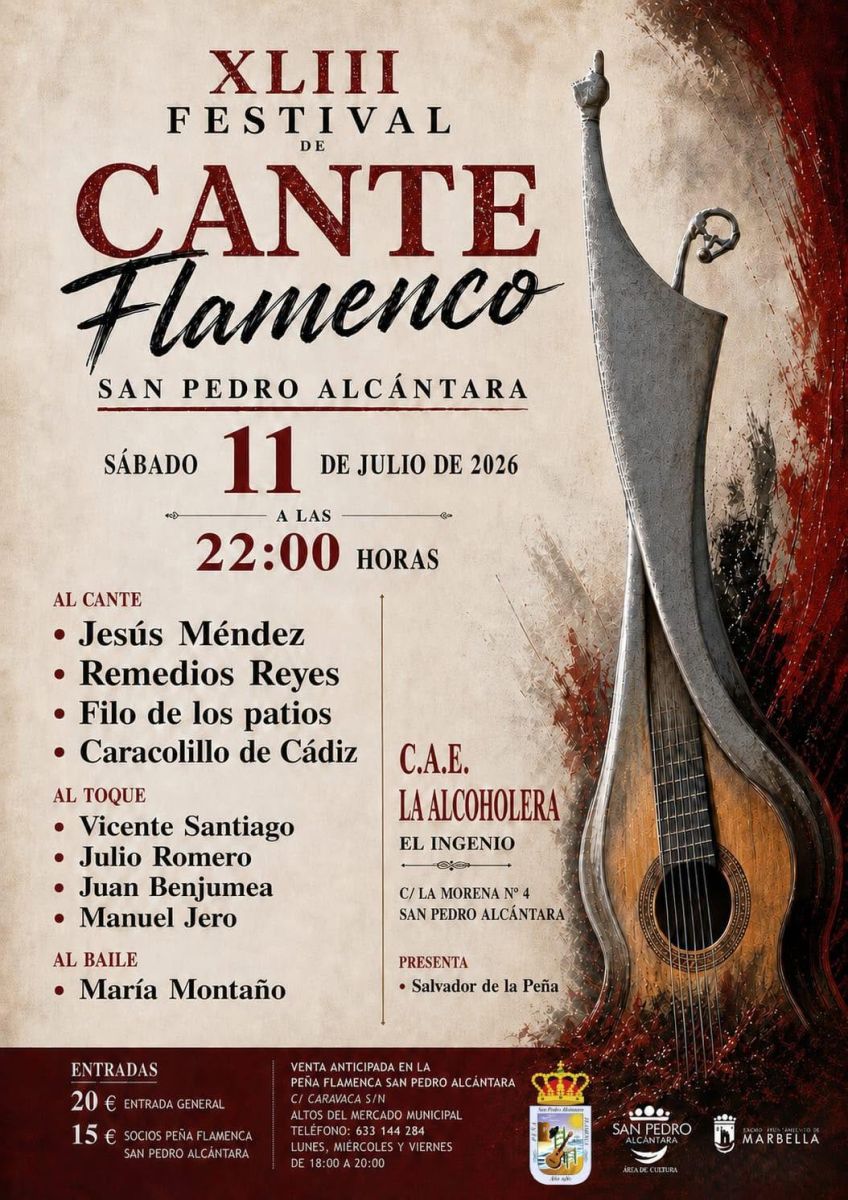 XLIII Festival de Cante Flamenco de San Pedro Alcántara