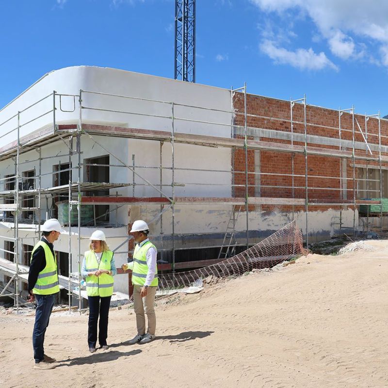 Las obras de la residencia pública de mayores del Trapiche del Prado superan el 85 por ciento de ejecución