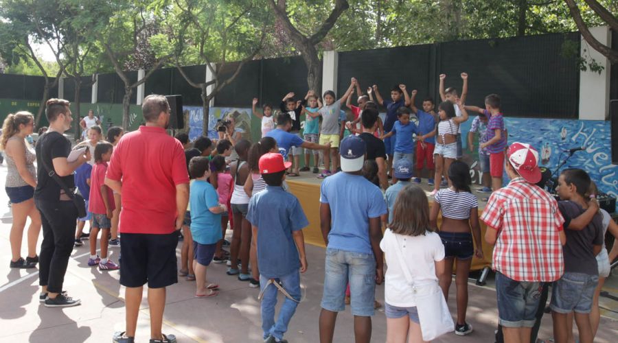 Clausurado el campamento de verano del programa de garantía alimentaria en el Colegio Rafael Fernández-Mayoralas