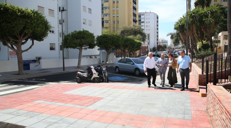 La Tenencia de Alcaldía de San Pedro moderniza la calle Andalucía con la renovación integral de sus infraestructuras