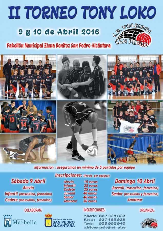 Imagen de la noticia El II Torneo Tony Loko de Voleibol se celebrará e…