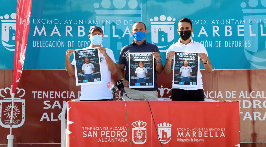 El Estadio Municipal Antonio Naranjo de San Pedro Alcántara albergará hoy y mañana el II Memorial Miguel Medinilla de Fútbol para Aficionados