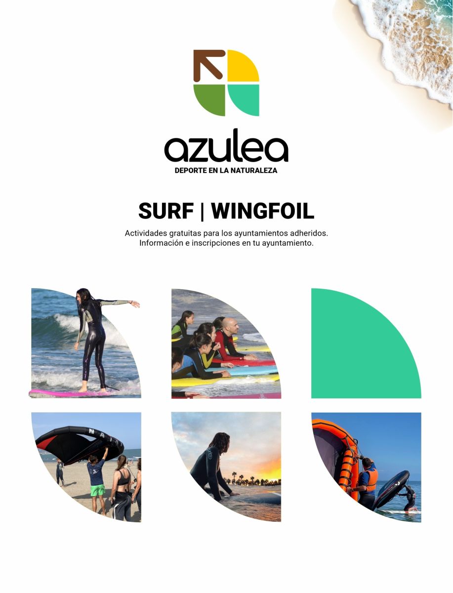 Azulea - Curso de iniciación al surf