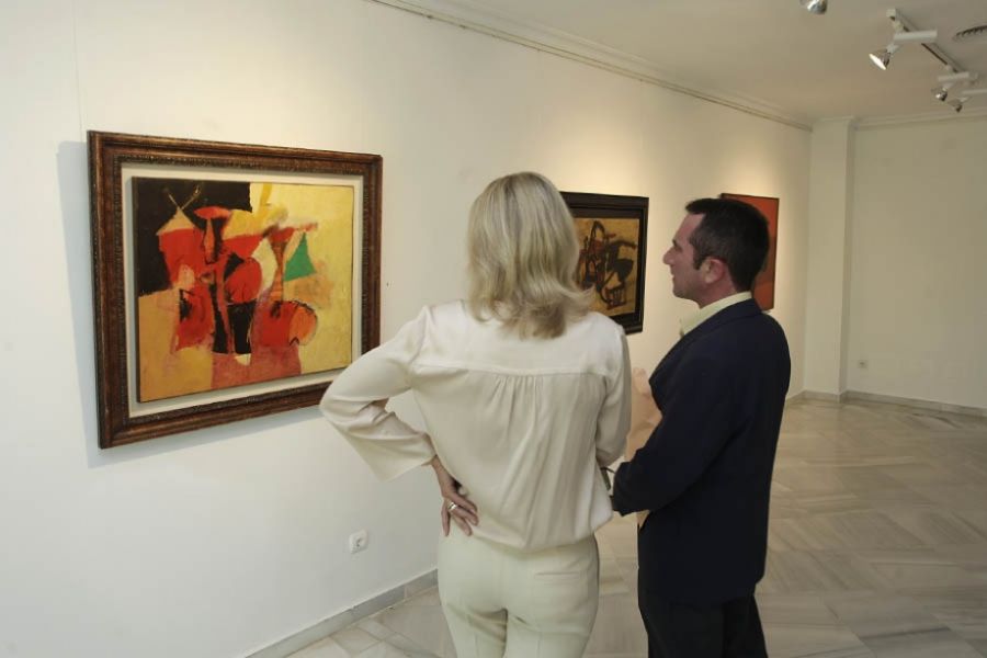 Imagen de la noticia Carmen Díaz ha visitado la exposición del pintor…