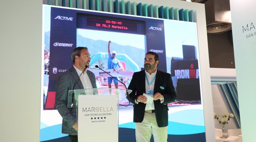 La apuesta por los eventos deportivos centra la segunda jornada de Marbella en FITUR, con el Ironman 70.3, el World Padel Tour, el Grand Prix y la Media Maratón como principales citas para 2020