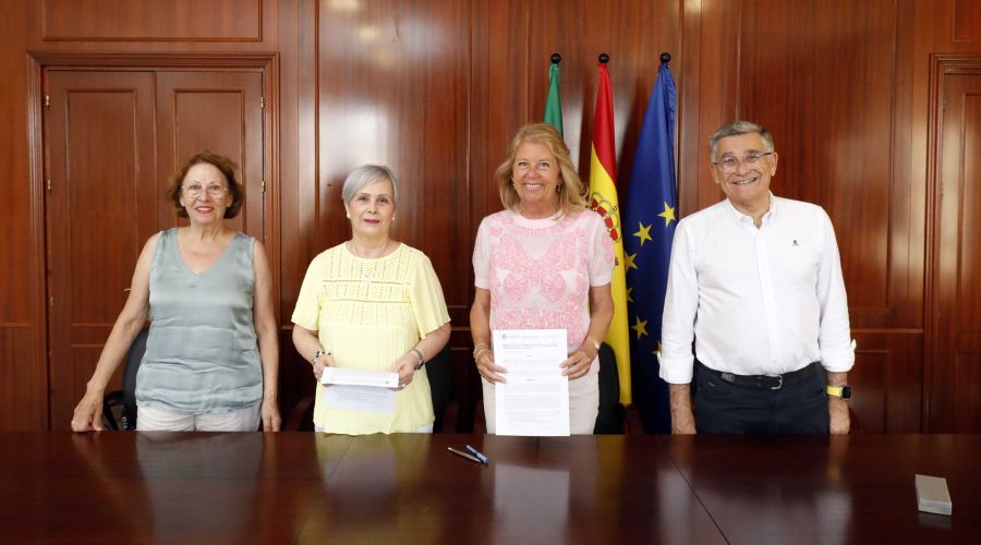 La alcaldesa firma la renovación de tres convenios de colaboración con Fundatul, Principito y Afisamp, cuya dotación suma más de 130.000 euros, para seguir respaldando “su importante labor social”