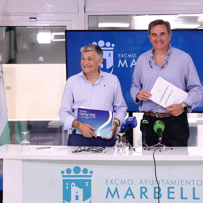 El Ayuntamiento impulsará nuevas inversiones por 1,76 millones de euros para seguir mejorando los equipamientos y espacios públicos de San Pedro Alcántara