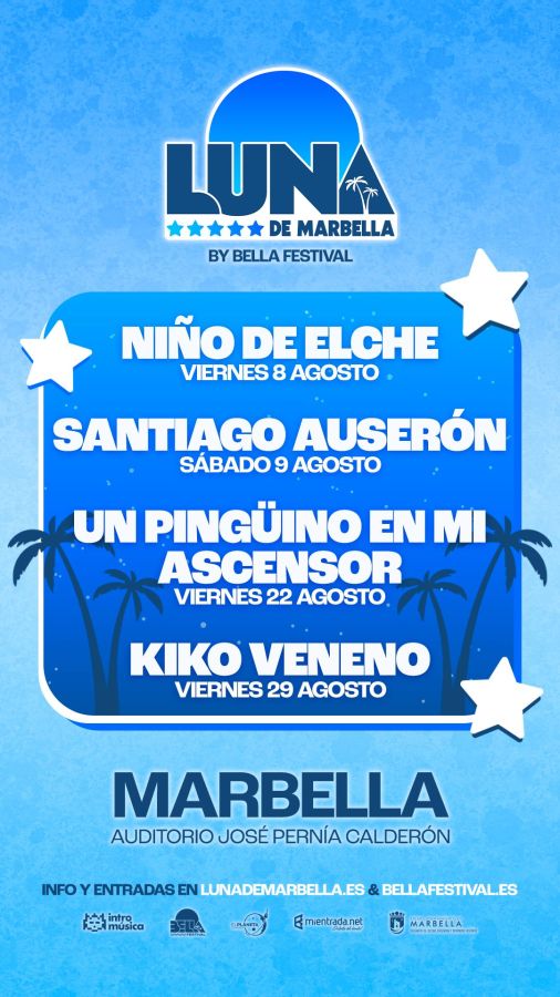 Imagen de la noticia El festival Luna de Marbella arranca este fin de…