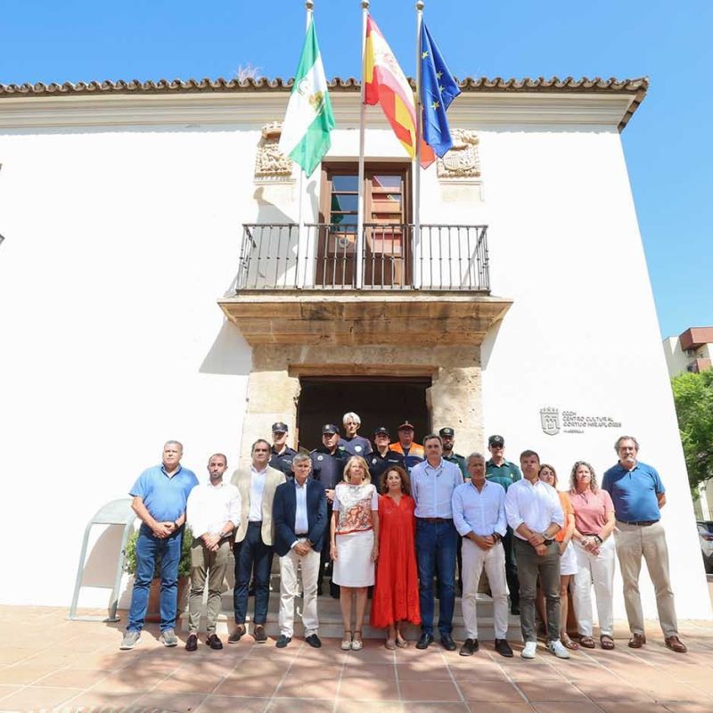 La alcaldesa muestra el “absoluto y rotundo” rechazo de Marbella ante el acto de violencia doméstica registrado en San Pedro Alcántara