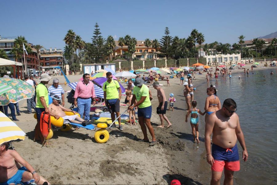 Imagen de la noticia El concejal de Playas destaca el incremento de us…