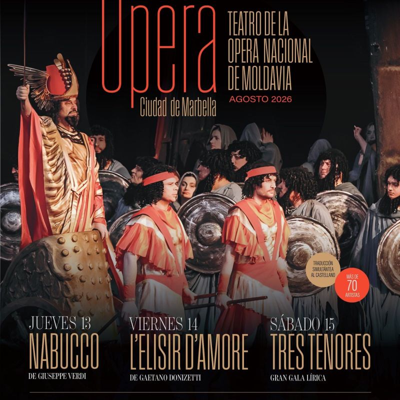 La agenda cultural afronta una intensa semana con la clausura de la Feria del Libro y una nueva edición del Festival Internacional de Ópera Ciudad de Marbella