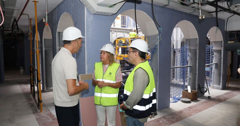 Las obras de remodelación de la Casa Consistorial, que reforzarán su accesibilidad, seguridad y eficiencia energética, afrontan su fase final