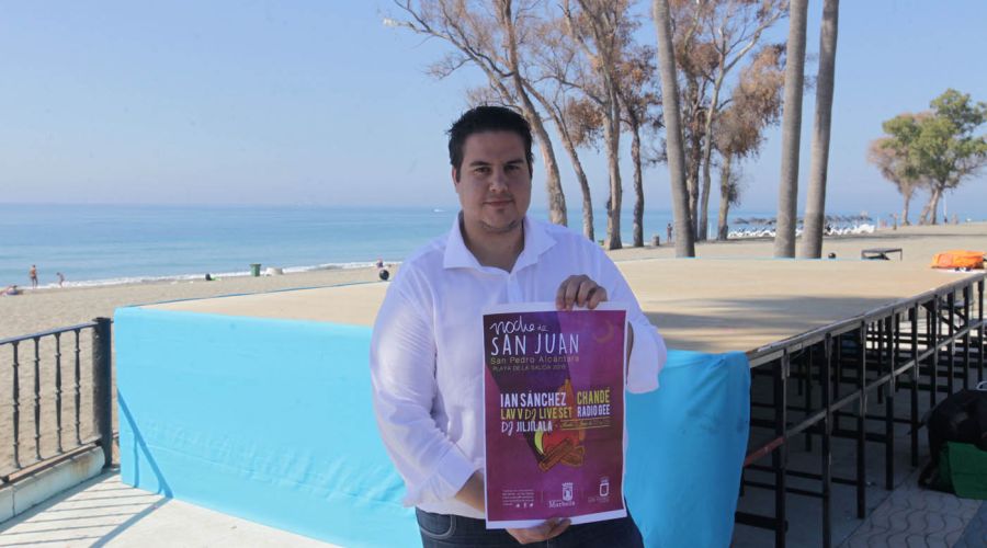 La Playa La Salida de San Pedro Alcántara acogerá la fiesta de la Noche de San Juan con actuaciones musicales
