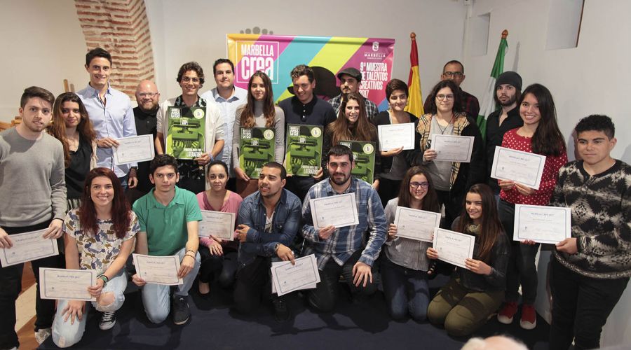 Entregados los premios de la Muestra Joven de Literatura del programa Marbella Crea 2017 en el Centro Cultural Cortijo Miraflores
