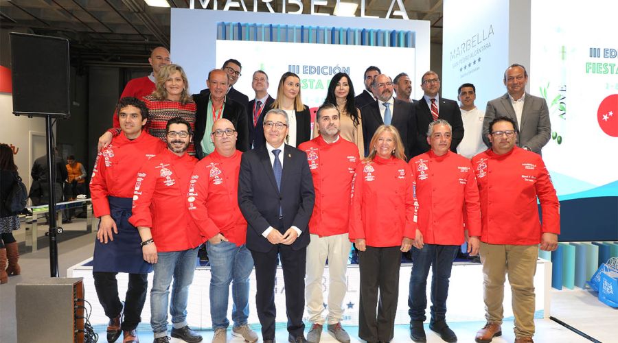 Marbella exhibe su fortaleza como destino de ocio y gastronómico de excelencia en la primera jornada de FITUR 2020