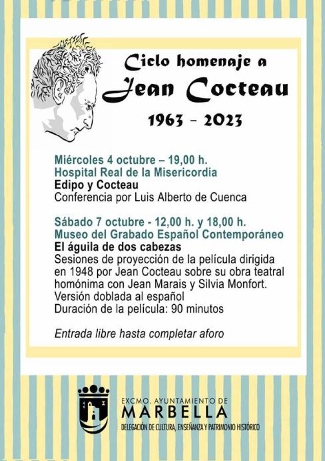 Imagen de la noticia El ciclo-homenaje a Jean Cocteau continuará esta…