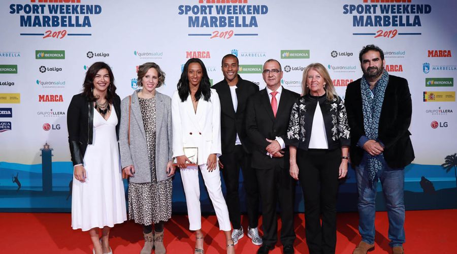 La Gala del ‘Marca Sport Weekend Marbella’ reúne en el Teatro municipal a un gran elenco de profesionales y leyendas del deporte