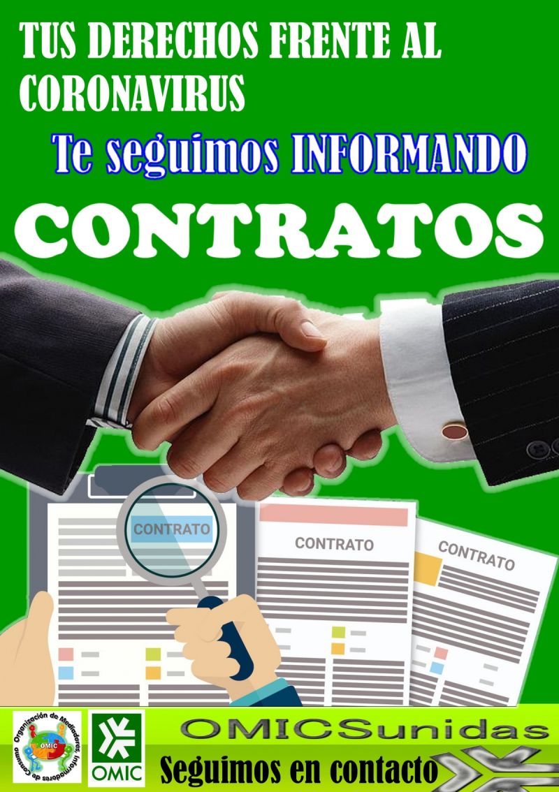 Medidas de protección de los consumidores: CONTRATOS