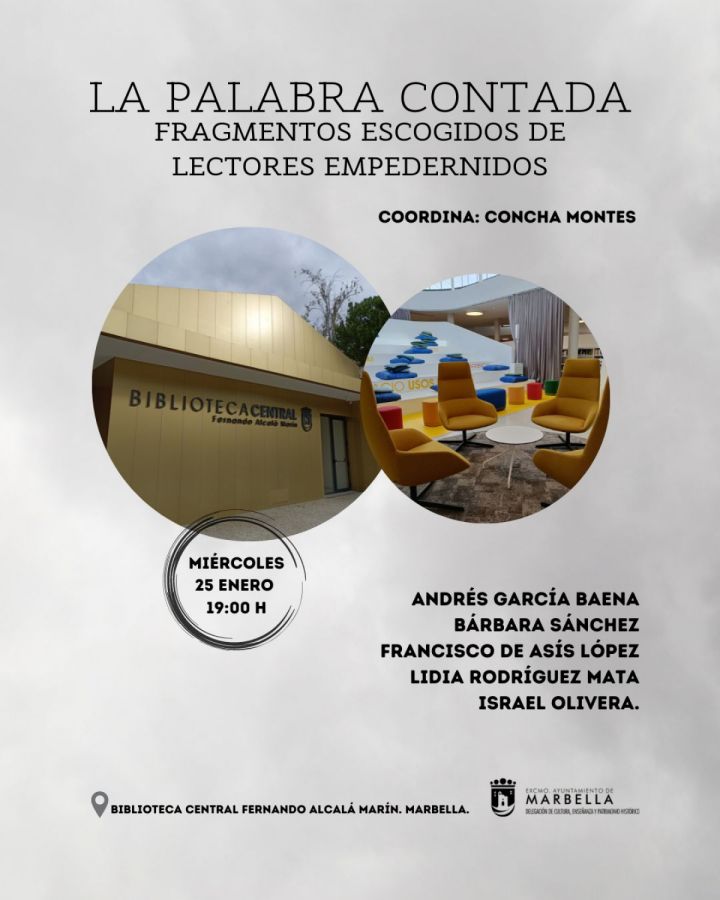 Imagen de la noticia El ciclo ‘La palabra contada: fragmentos escogido…