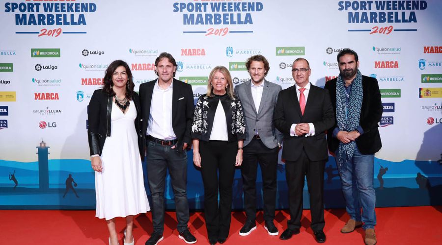 La Gala del ‘Marca Sport Weekend Marbella’ reúne en el Teatro municipal a un gran elenco de profesionales y leyendas del deporte