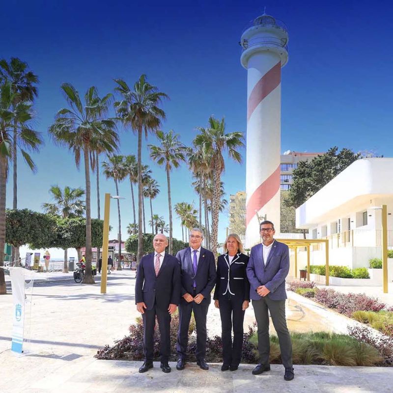 Marbella estrena nuevas instalaciones de la Oficina de Turismo e incorpora un Aula del Mar en el Faro de la ciudad, un espacio recuperado para el municipio, renovado y abierto al uso de vecinos y visitantes