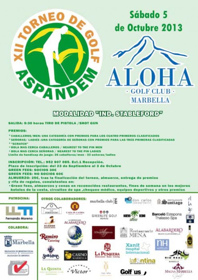 Imagen de la noticia El Ayuntamiento respalda el XII Torneo de Golf a…