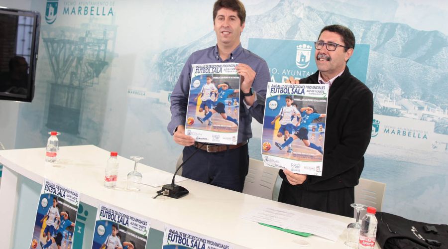 Los Pabellones Carlos Cabezas y Elena Benítez serán escenario el sábado del Campeonato Andaluz de Selecciones Provinciales Alevín y Cadete de Fútbol Sala con un centenar de participantes