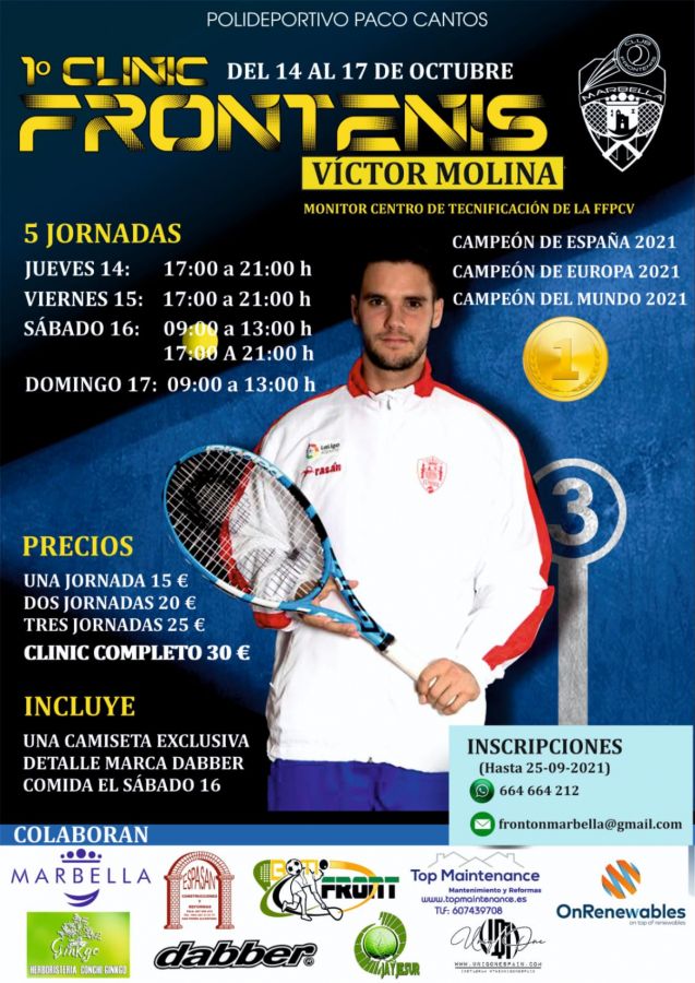 Imagen de la noticia El Polideportivo Paco Cantos albergará del 14 al…