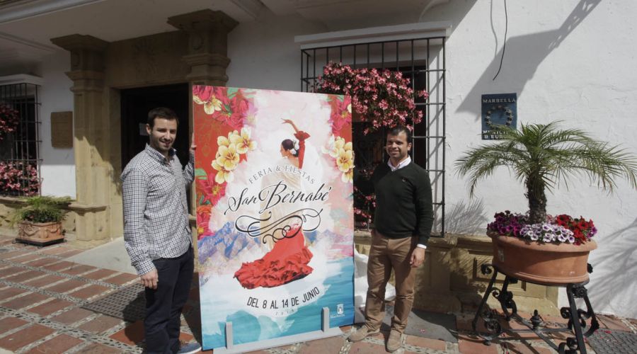 El Ayuntamiento presenta el cartel anunciador de la Feria y Fiestas de San Bernabé 2015, obra de Daniel Rodríguez
