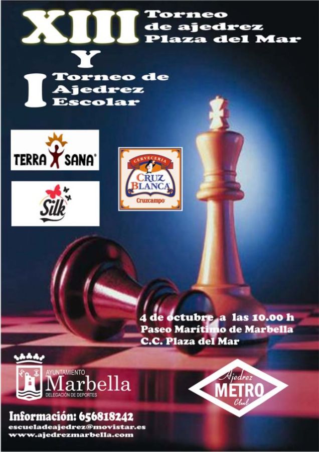 Imagen de la noticia XIII Torneo de Ajedrez Plaza del Mar y I Torneo d…