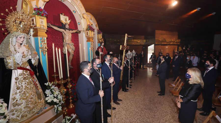 Marbella y San Pedro Alcántara viven un Jueves Santo de emotivos actos cofrades adaptados a las restricciones por la pandemia