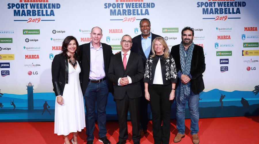 La Gala del ‘Marca Sport Weekend Marbella’ reúne en el Teatro municipal a un gran elenco de profesionales y leyendas del deporte