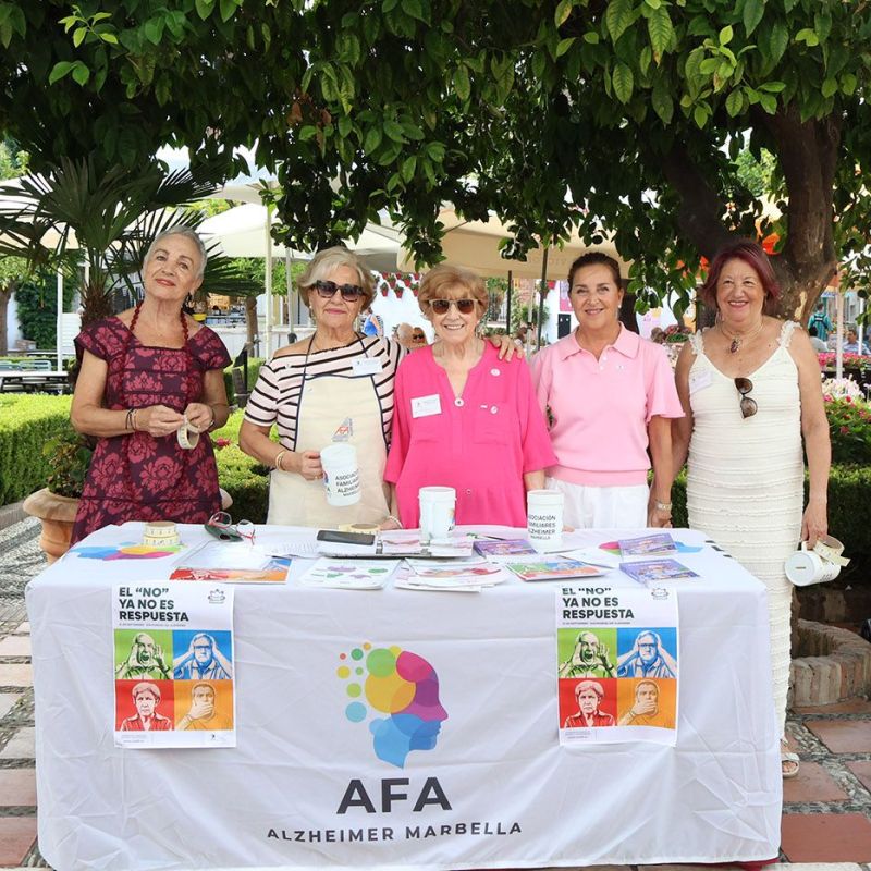 El Ayuntamiento respalda la labor de la Asociación de Enfermos de Alzheimer de Marbella con motivo del Día Mundial de esta enfermedad