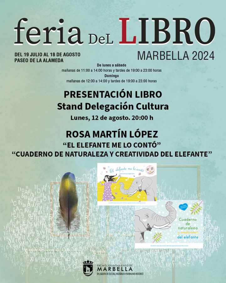 Imagen de la noticia La Feria del Libro de Marbella ofrecerá la próxim…