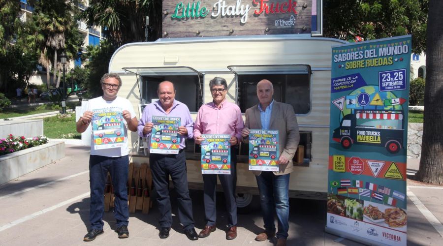 Marbella acogerá ‘Sabores del mundo sobre ruedas’ con una decena de cocinas internacionales del 23 al 25 de septiembre en el Parque de la Constitución