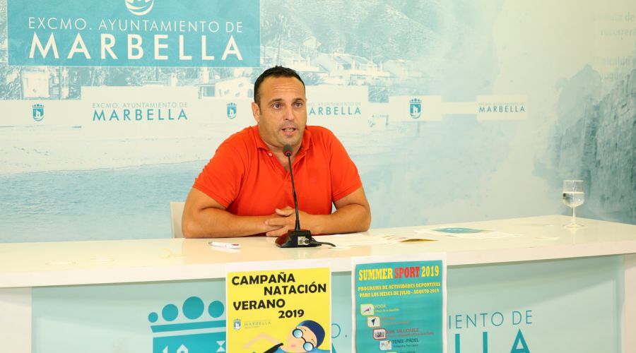 La delegación de Deportes oferta 2.800 plazas en la campaña de Natación de Verano y el programa ‘Marbella Summer Sport’ durante los meses de julio y agosto