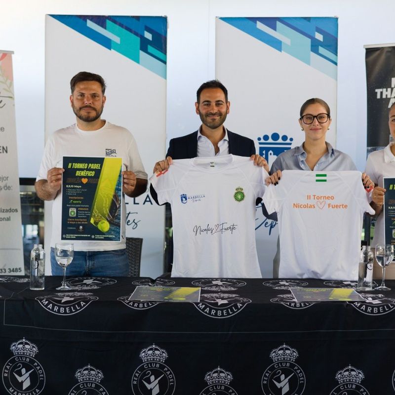 La ciudad celebrará la segunda edición del torneo de pádel ‘Nicolás Corazón Fuerte’ del 8 al 10 de mayo