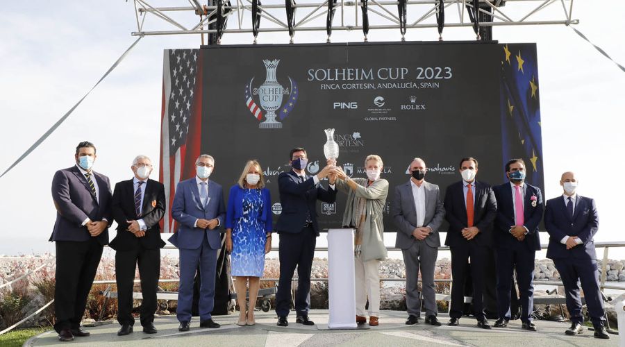 La alcaldesa destaca que la Solheim Cup “hará de la Costa del Sol un destino más sólido, amplio y unido” y anuncia que los 15 campos de golf de la ciudad “estarán absolutamente volcados con este evento”