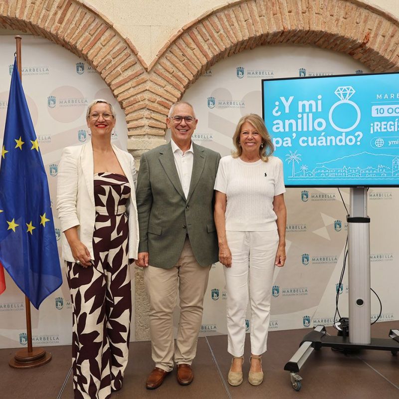 Marbella acogerá el 10 de octubre la primera edición de la yincana urbana ‘¿Y mi anillo pa’cuándo?’, que reunirá a 300 parejas y repartirá más de 55.000 euros en premios