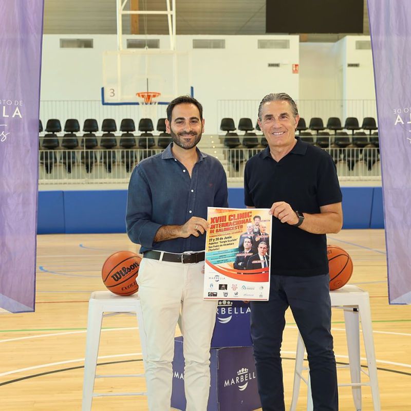 Marbella refuerza su liderazgo como destino deportivo con una nueva edición del Clínic Internacional de Baloncesto  Fundación Cesare Scariolo, que se celebrará este fin de semana