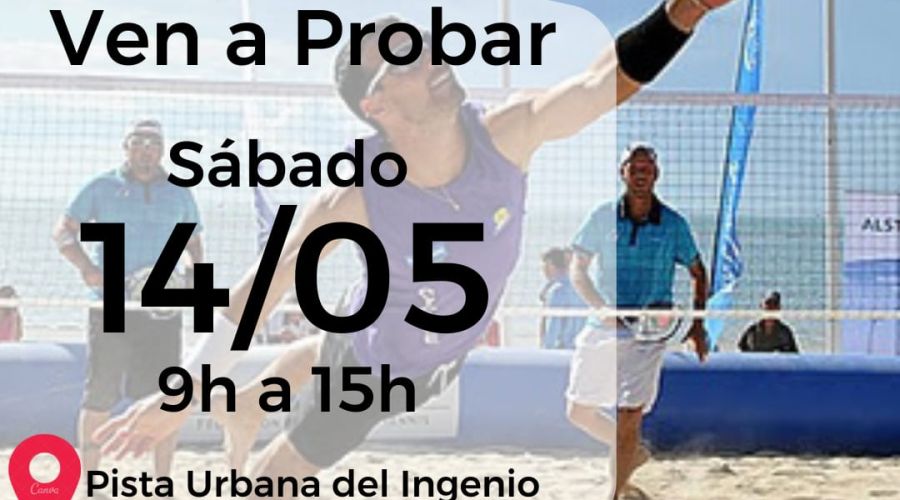 La nueva pista multideportiva de El Ingenio acogerá el próximo 14 de mayo una jornada de puertas abiertas para acercarse a la práctica del tenis playa