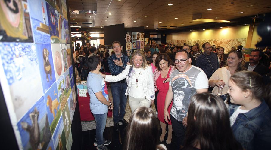El Palacio de Congresos Adolfo Suárez acogerá hasta el 23 de abril la exposición ‘Artistas en el aula. 2014-2015’ del CEIP Miguel de Cervantes