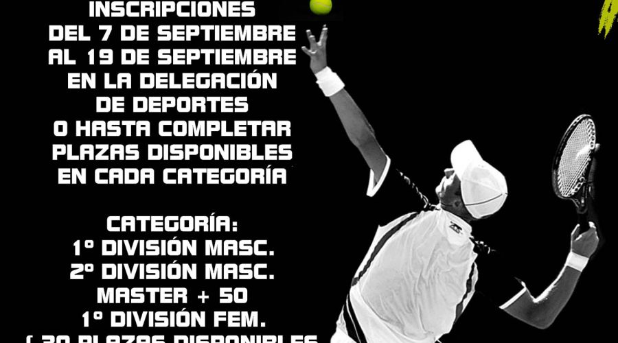 Este jueves se abre el plazo de inscripción de las ligas locales de fútbol 7, fútbol sala, baloncesto, tenis y frontenis
