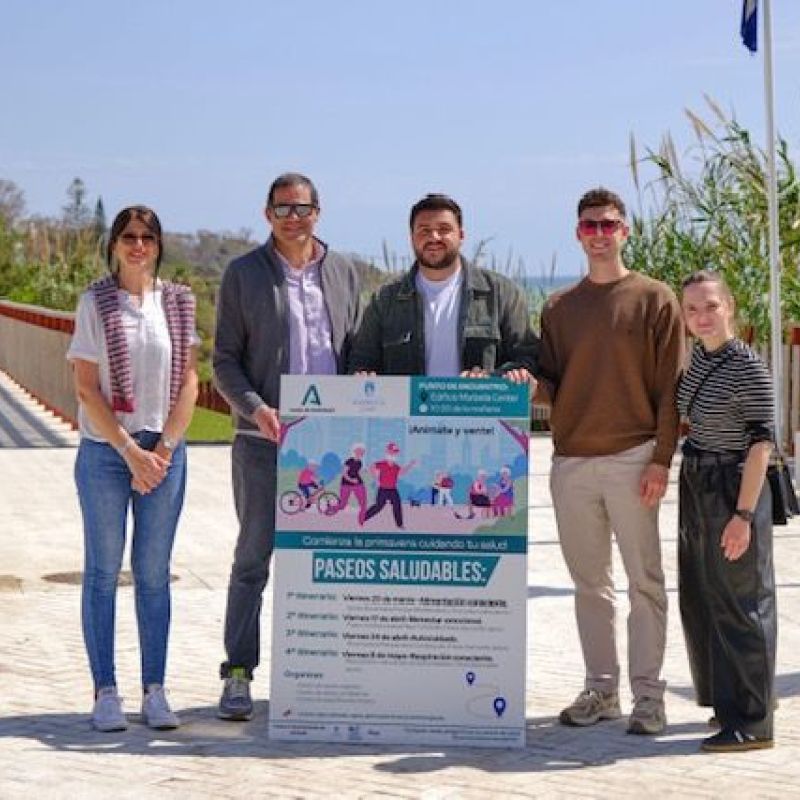 La delegación de Sanidad y la Junta de Andalucía impulsan los ‘Paseos Saludables’ para fomentar hábitos de vida saludables entre la ciudadanía